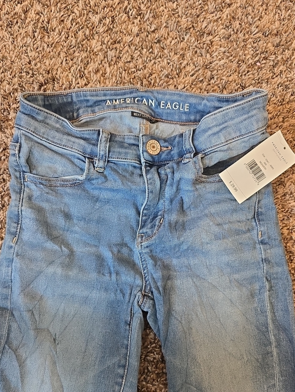 American Eagle Outfitters Light Wash Skinny Jeans - Women's